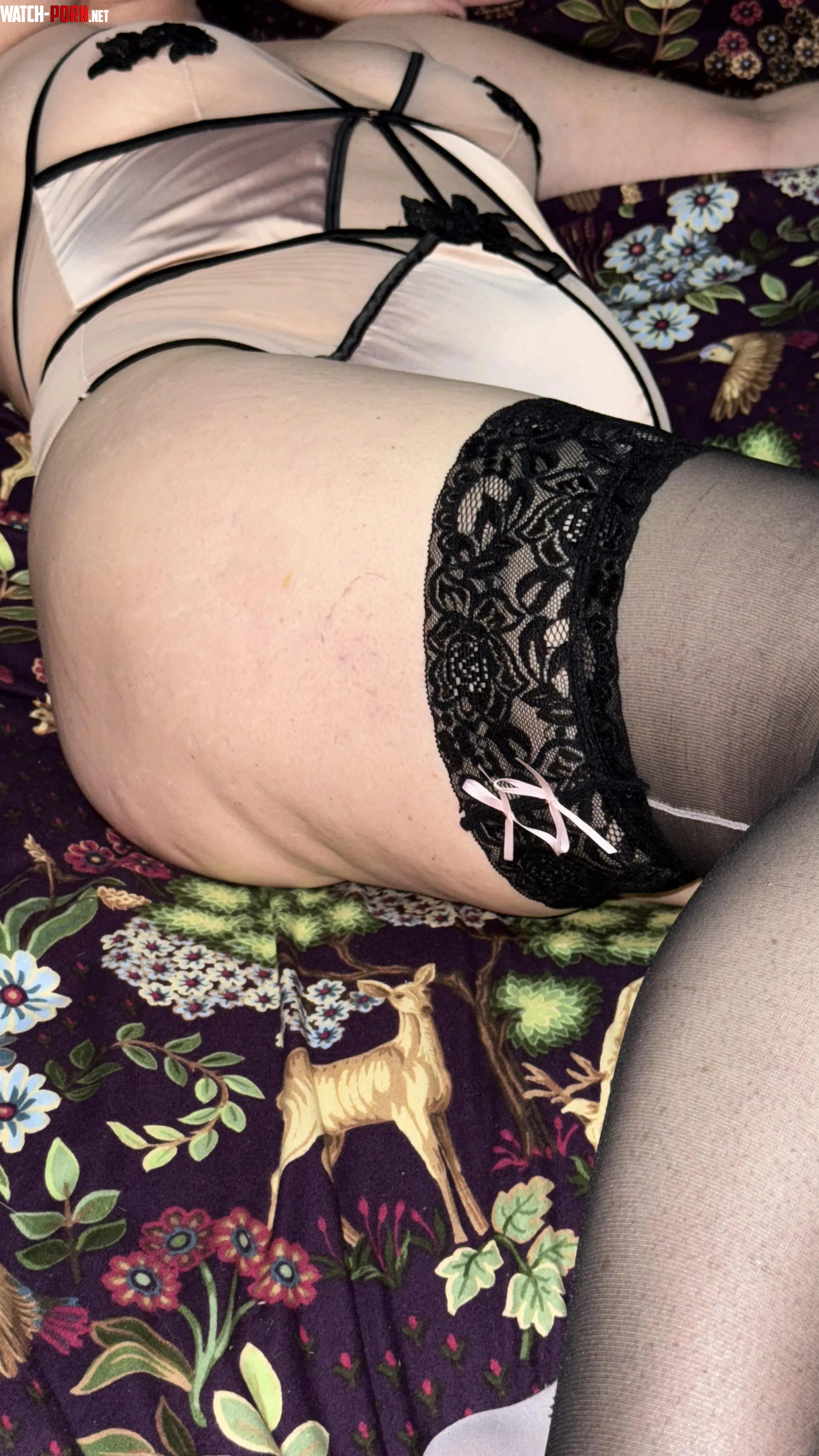 Pink and black a sexy combo by Twoabreast