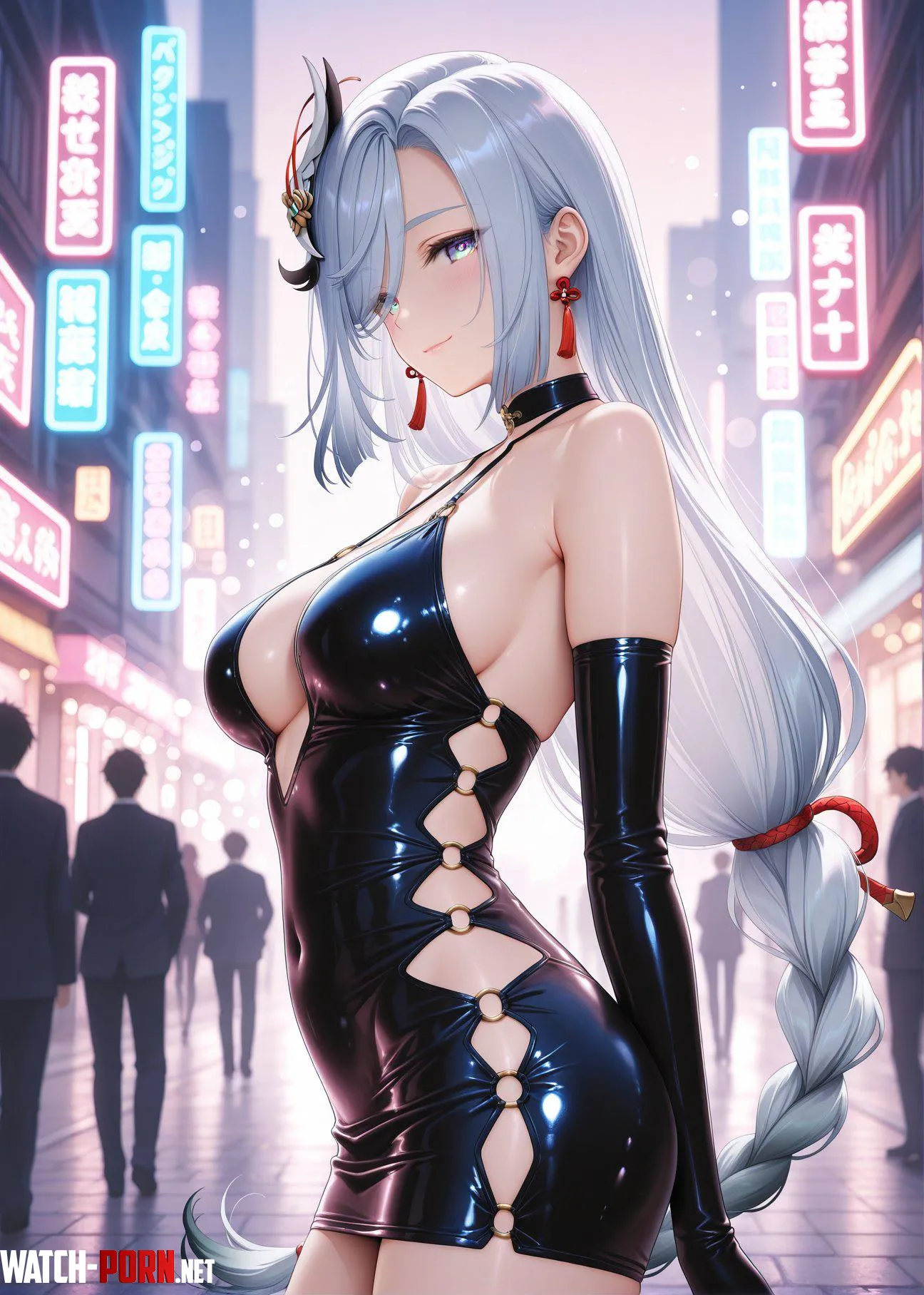 Shenhe Genshin Impact by CheetahSperm18