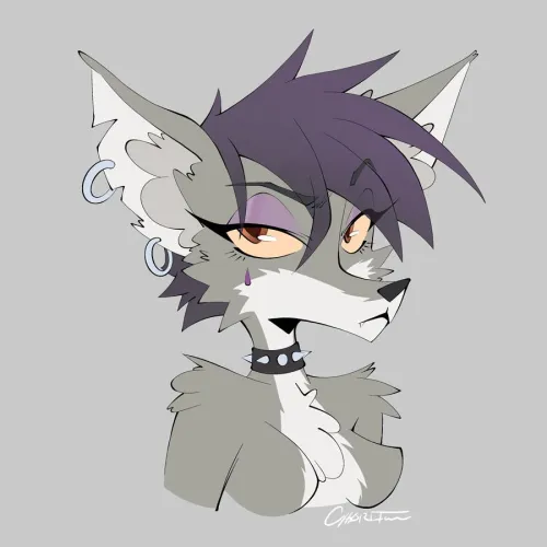 Thumbnail Wolf Character Art Practice | mcharltonq's Furry Creations