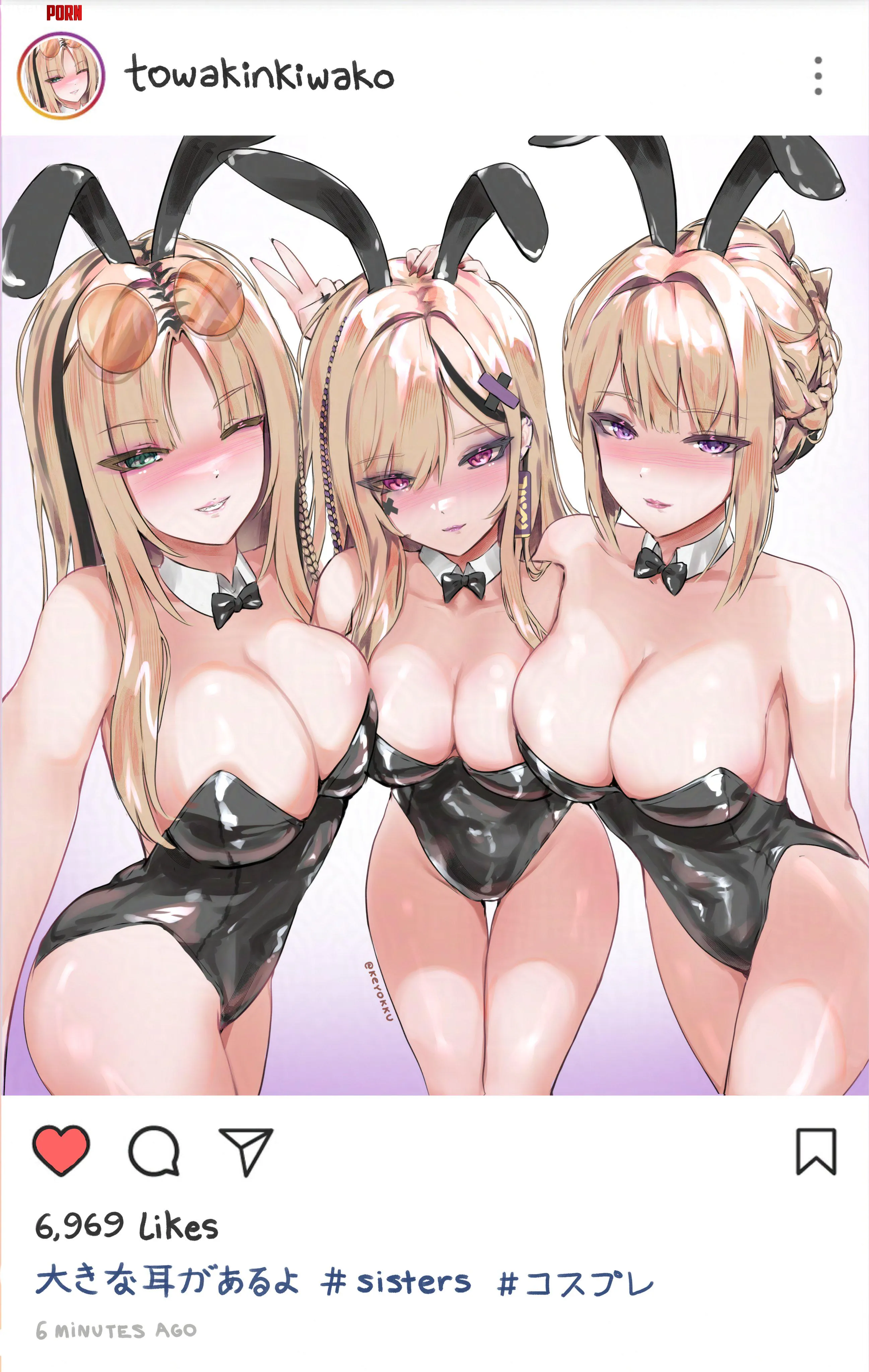 Trio of Bunnies by CheetahSperm18