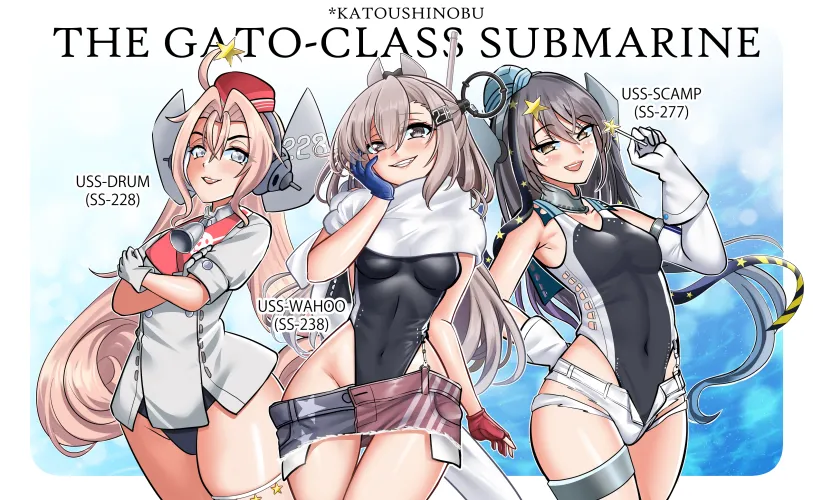 Thumbnail Drum Wahoo & Scamp Katou Shinobu KanColle - Cosplay Galore