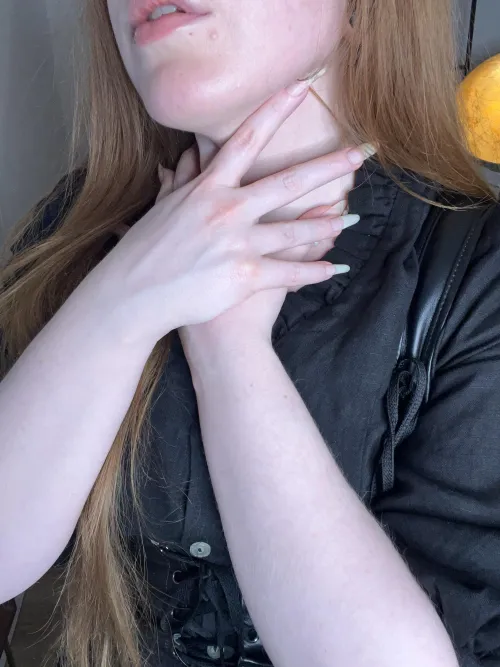 Thumbnail Sensual Imaginations: nailedme's Neck Holding Fantasy in NailFetish