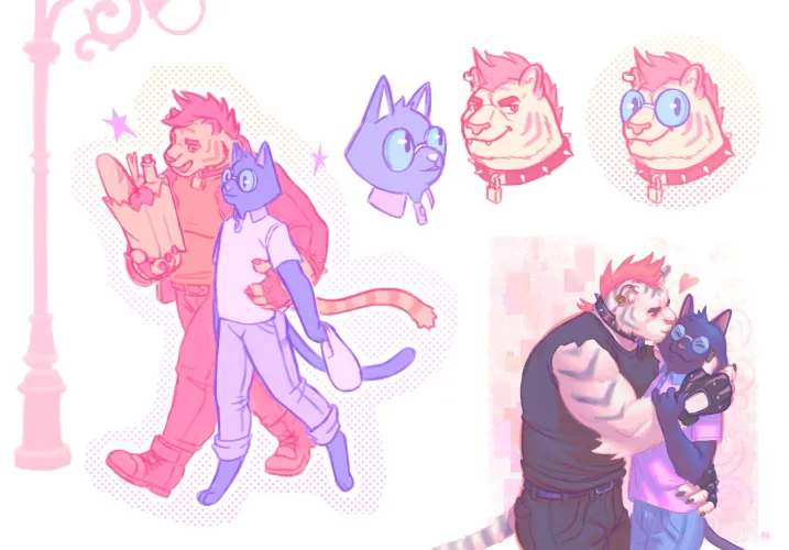 Thumbnail MM Furry Couple Drawing - Inspiring Ideas by minigod123