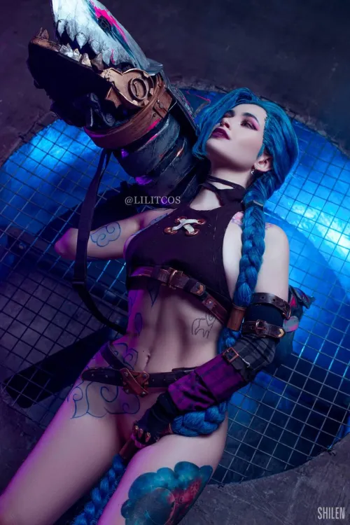 Thumbnail LilitCos' Alluring Jinx Cosplay | CosplayLewd