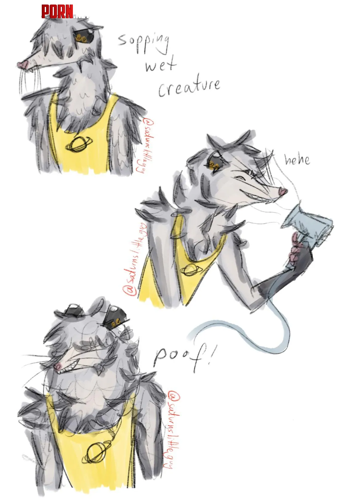 Wet ass possum by Comfortable-Trust760