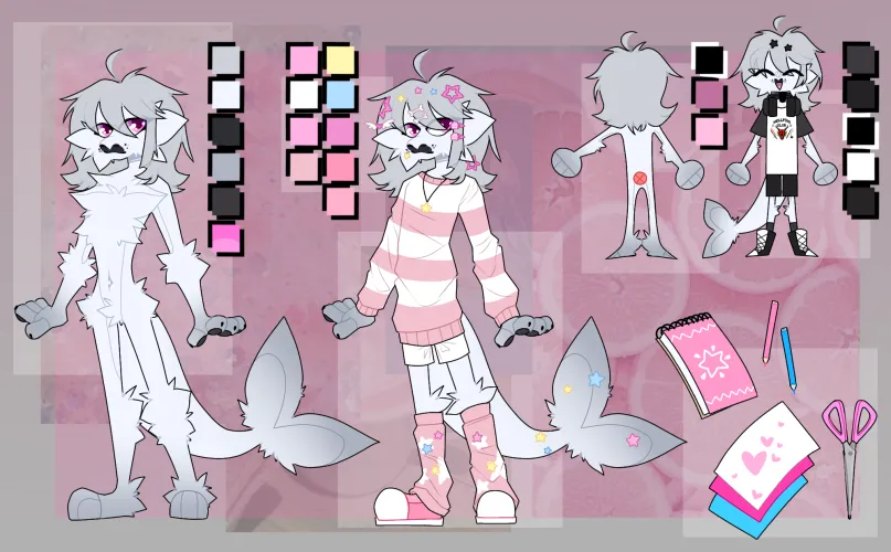 Thumbnail Writing Lore for Trans Girl OC by GoldenTheKitsune | Furry Category