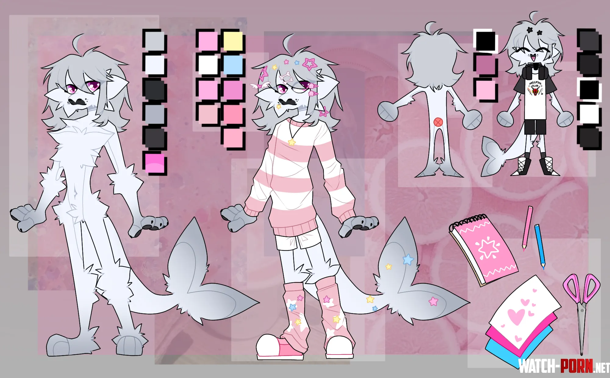 Remembered that she has no lore decided to finally write some Shes a trans girl more in desc any ideasheadcanons by GoldenTheKitsune