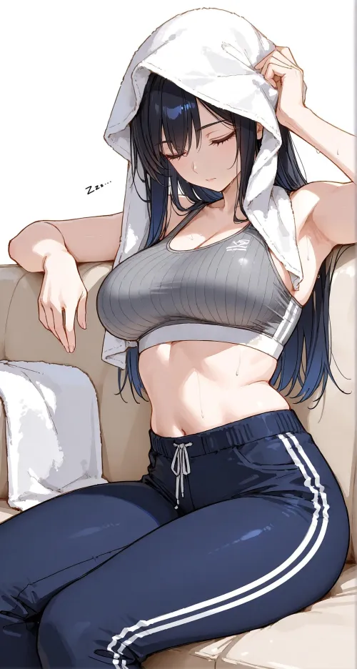 Thumbnail Toweling Off Elegance: An AnimeMidriff Collection by CheetahSperm18