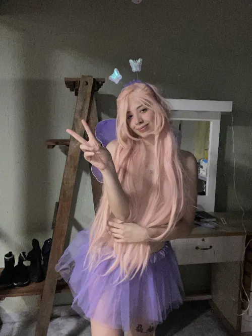 Thumbnail Enchanting Pink Fairy: Luciavieirax's Hot Revelation