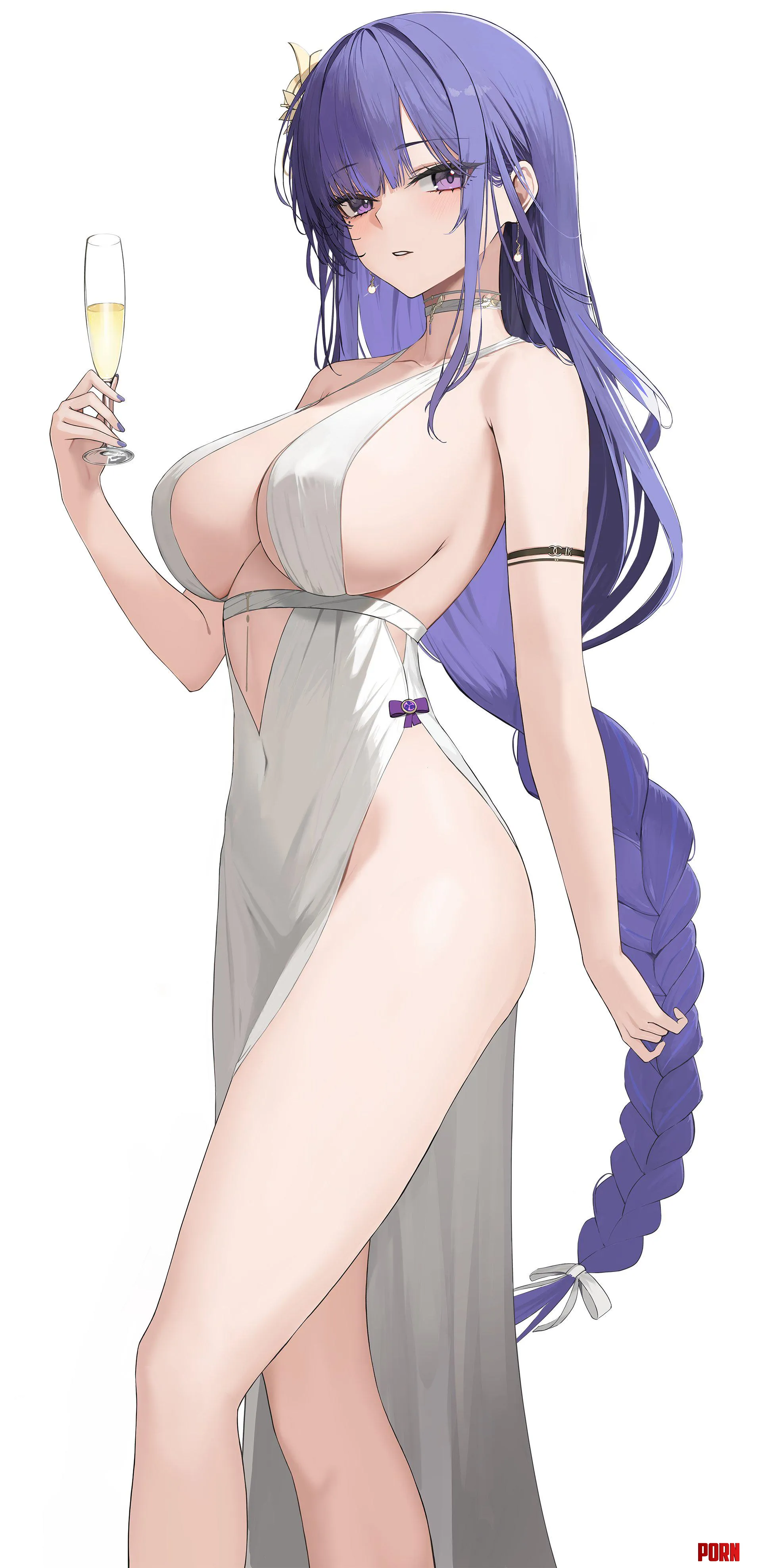 Party Dress Raiden Genshin Impact by xSaviour_N