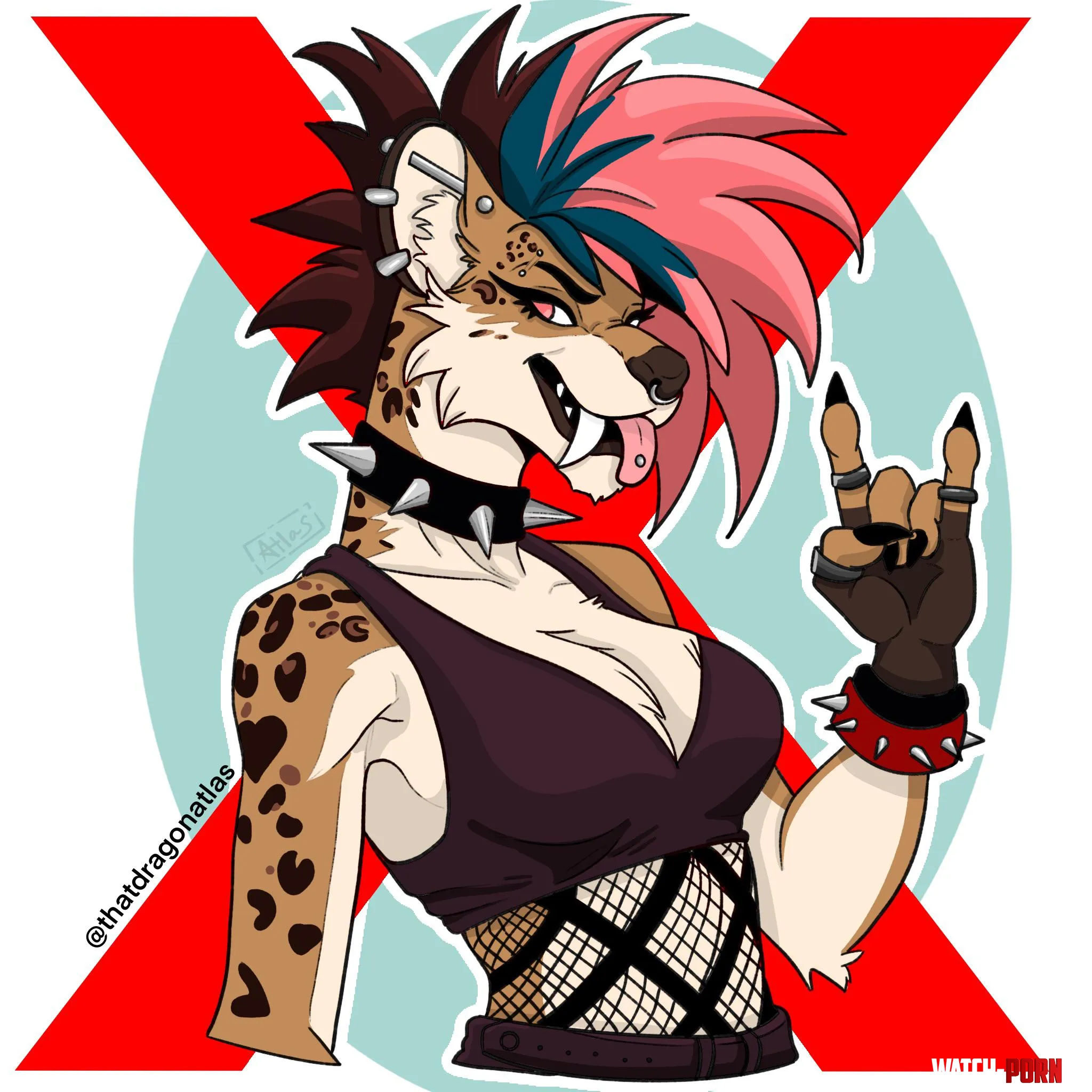 Drew this rad girl for fun Art by me by Vex_the_Sinner