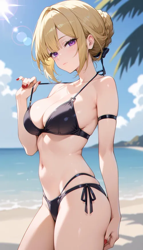 Thumbnail CheetahSperm18 Explores Swimsuit Fashion with Evelyn Zenless Zone Zero