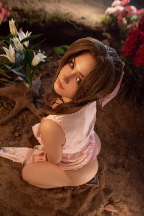Thumbnail JyuSan's Ethereal Aerith Cosplay | CosplayLewd