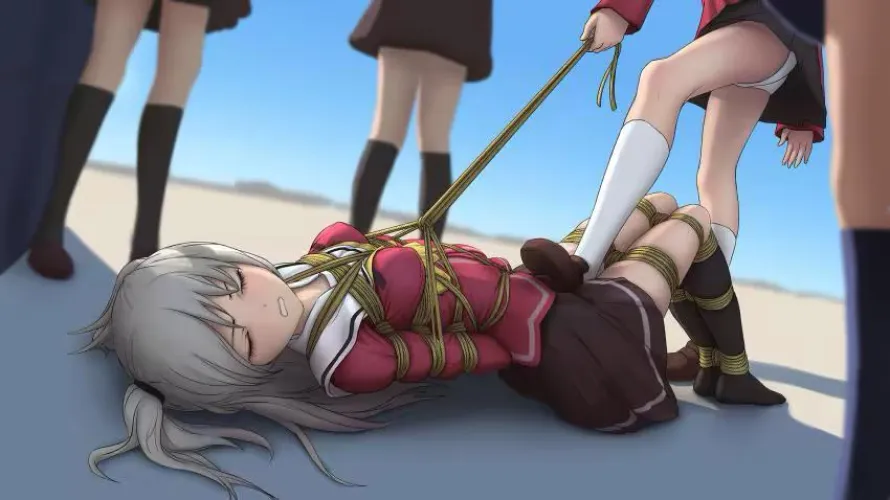 Thumbnail Masochistic_toy - hentaibondage - Squirming on the Floor: A Painful Delight