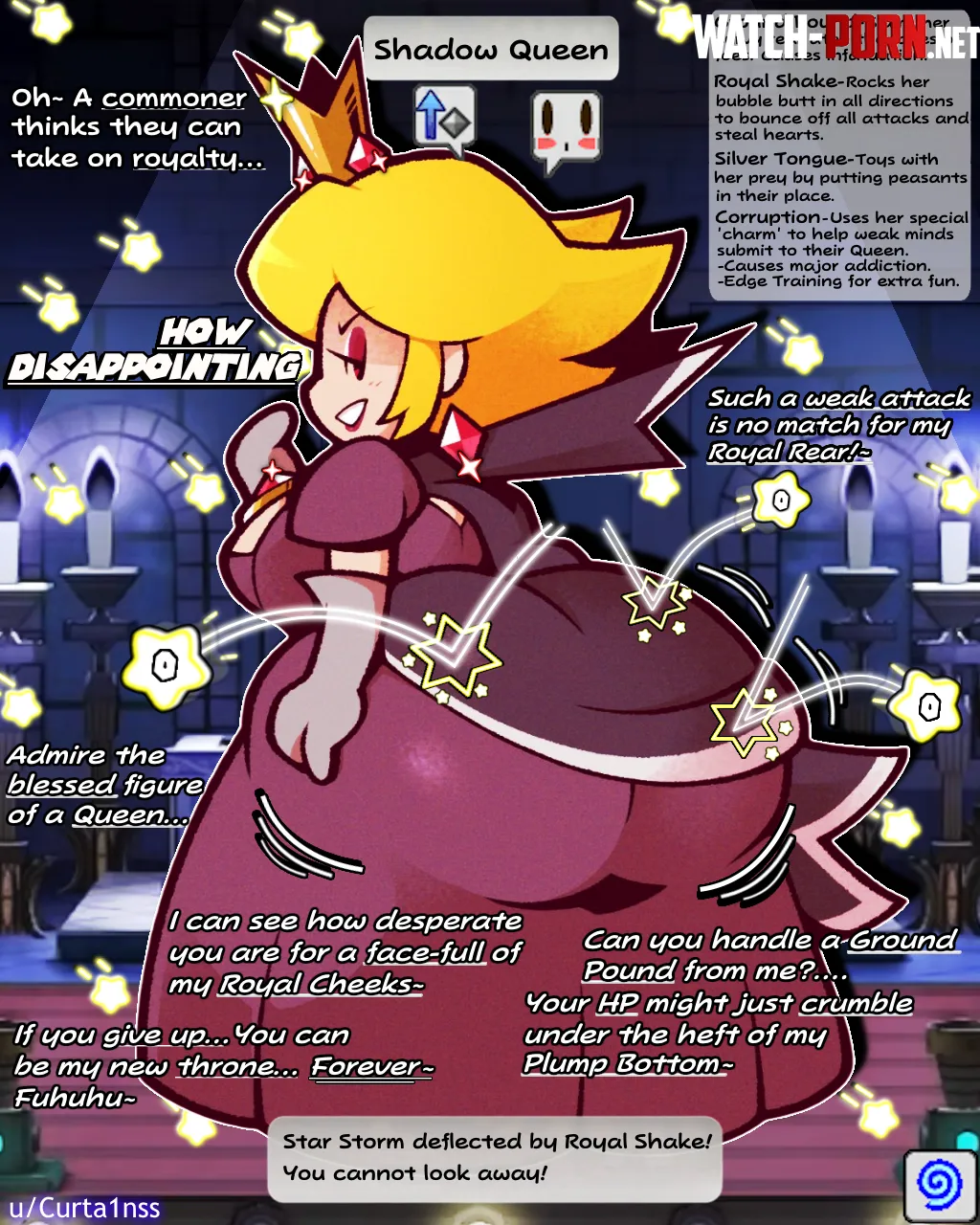 Queen of Shadows Super Mario Princess Peach Ass focus Huge ass Teasing Art by legendofnerd by Curta1nss