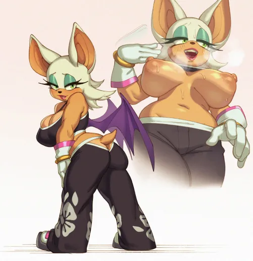 Thumbnail AlKo96 Brings 'Rouge the Sporty Bat' to Life in SonicPorn Genre