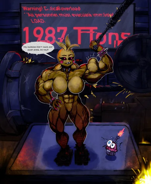 Thumbnail Toy Chica's Workout: GuyTaro2 Explores Fitdrawngirls in Five Nights At Freddy's