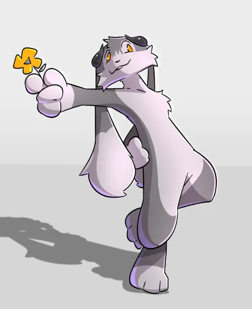 Thumbnail Menacing_Halo: Safeguarding a Flower Close to Your Heart - Furry Beauty
