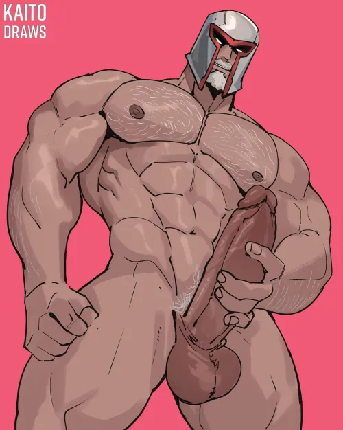 Thumbnail Magneto Marvel Art by Kaito Draws: Baramanga Heroic Illustration
