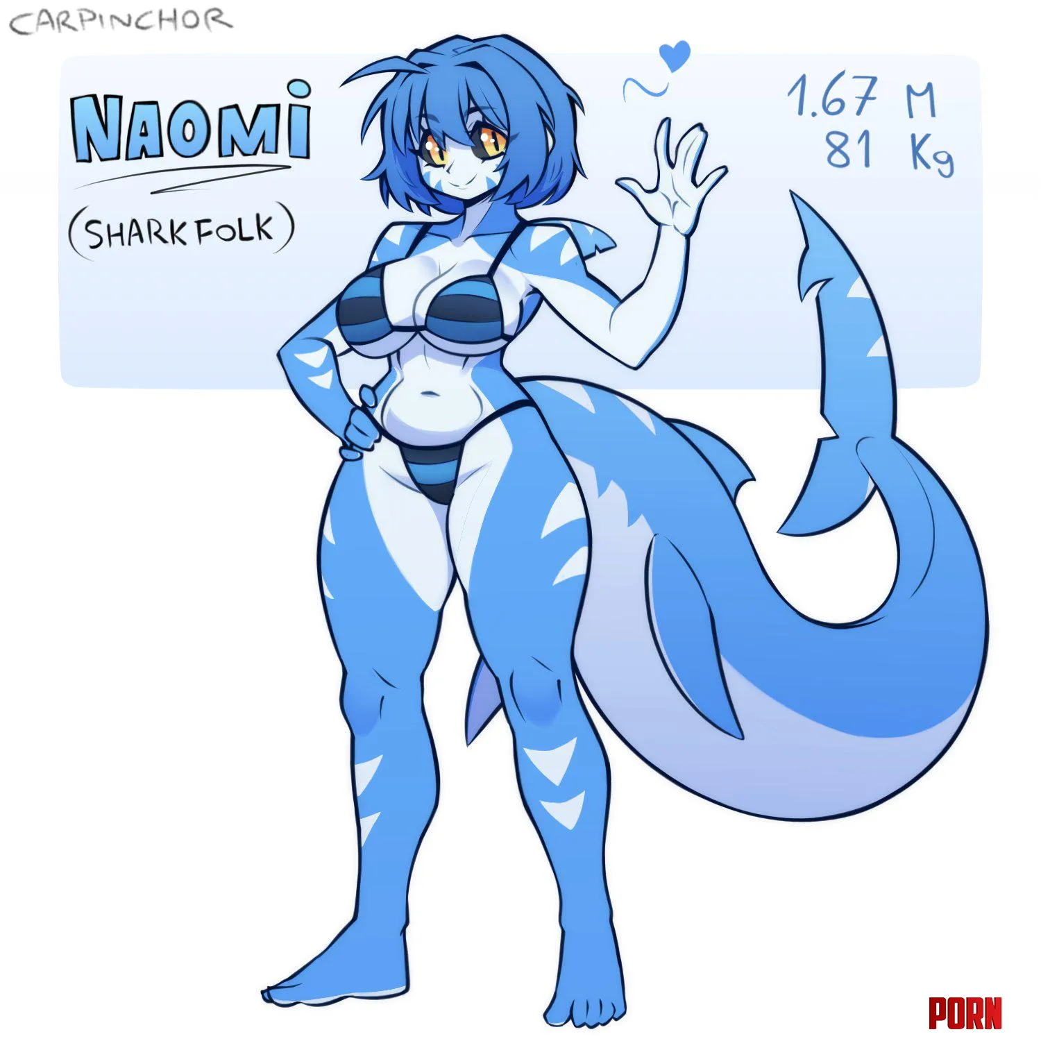 Shark Girl Naomi F Carpinchor by mollylooli
