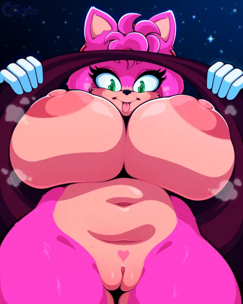 Thumbnail Cloaked Encounter: Tenjosan_'s SonicPorn Story 'Under Amy's Cloak'