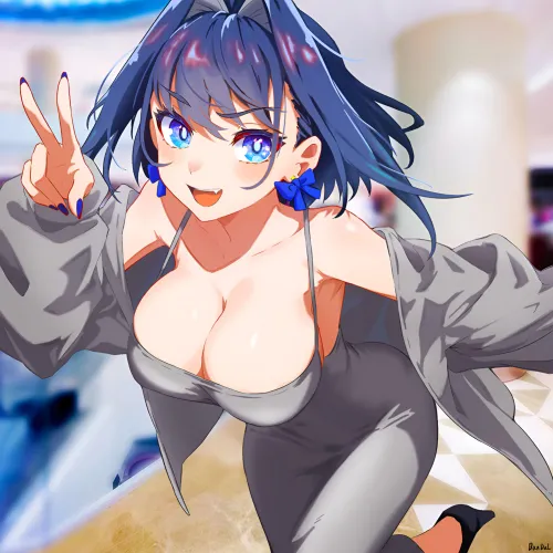Thumbnail Dive into ecchi with marxsander2016's Dongtan Kronii Hololive