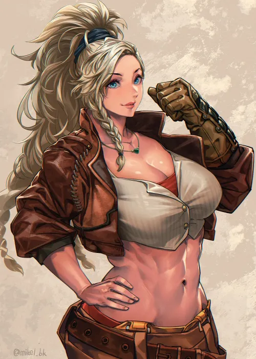 Thumbnail Gemma Mikelbk Monster Hunter Wilds by Throwawheylmao | fitdrawngirls Category