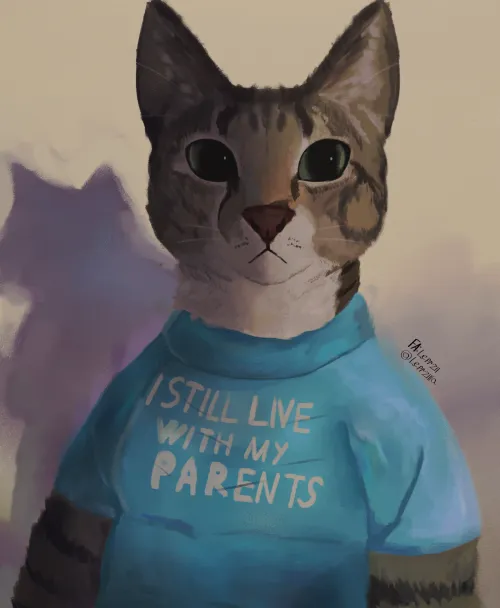 Thumbnail Cute Cat Meme Redrawn by Leprzilla | Dive into the Furry World