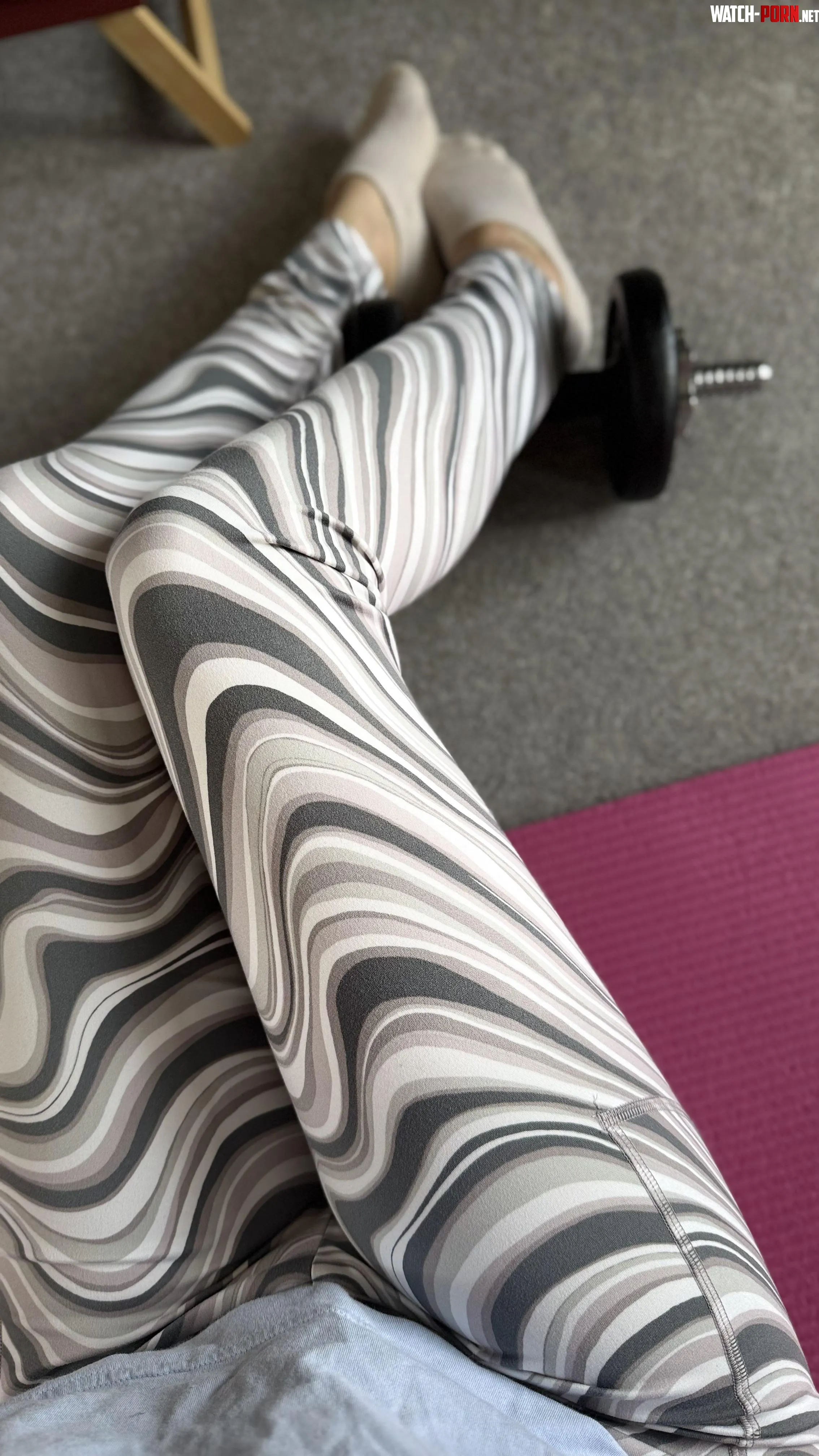 Getting ready for workout by Freya_hot_