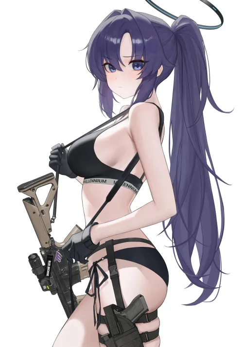 Thumbnail Yuuka with Rifle Heine0416 Blue Archive - Discover the Latest