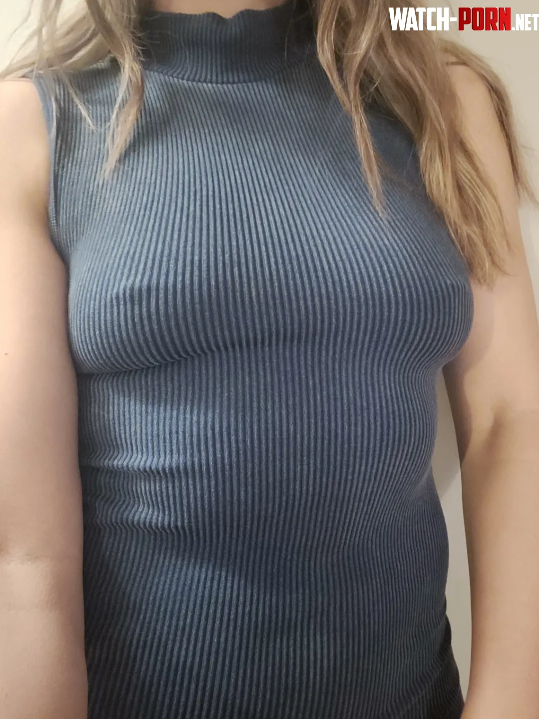 I love how my bare nipples feel on this ribbed dress by mrstouchofgrey