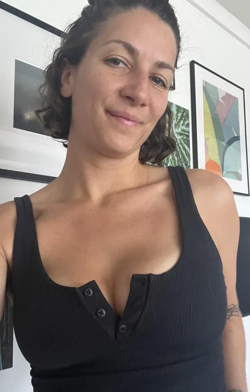 Thumbnail Hardworking Tank Top by maplesyrup_girl in braless Category