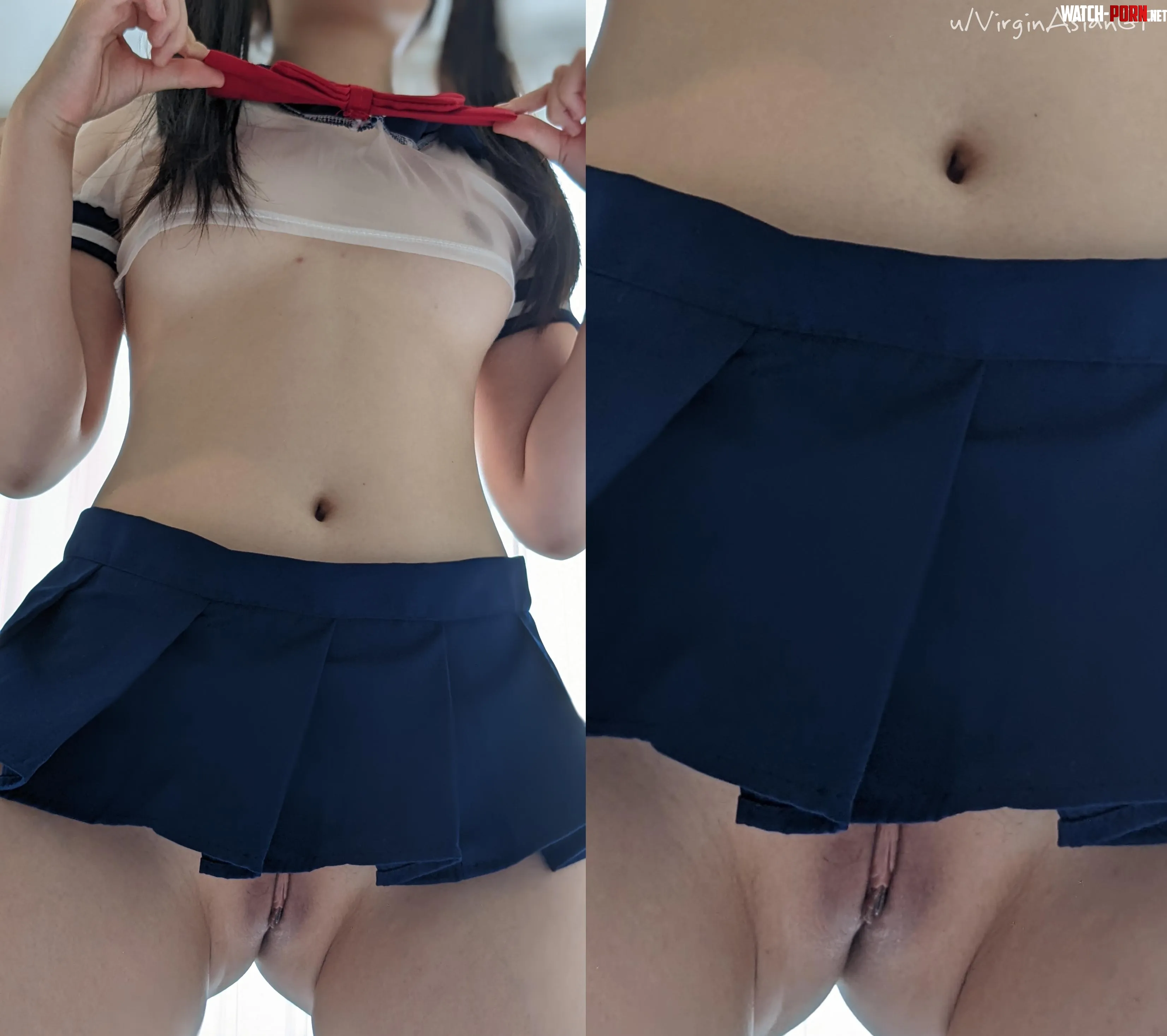 My skirt is really small but so is my pussy by virginasiangf