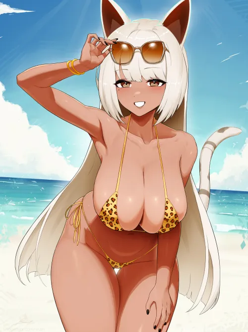 Thumbnail Gyaru Cat Zahra Original: An OppaiLove Extravaganza by A_MASSIVE_PERVERT