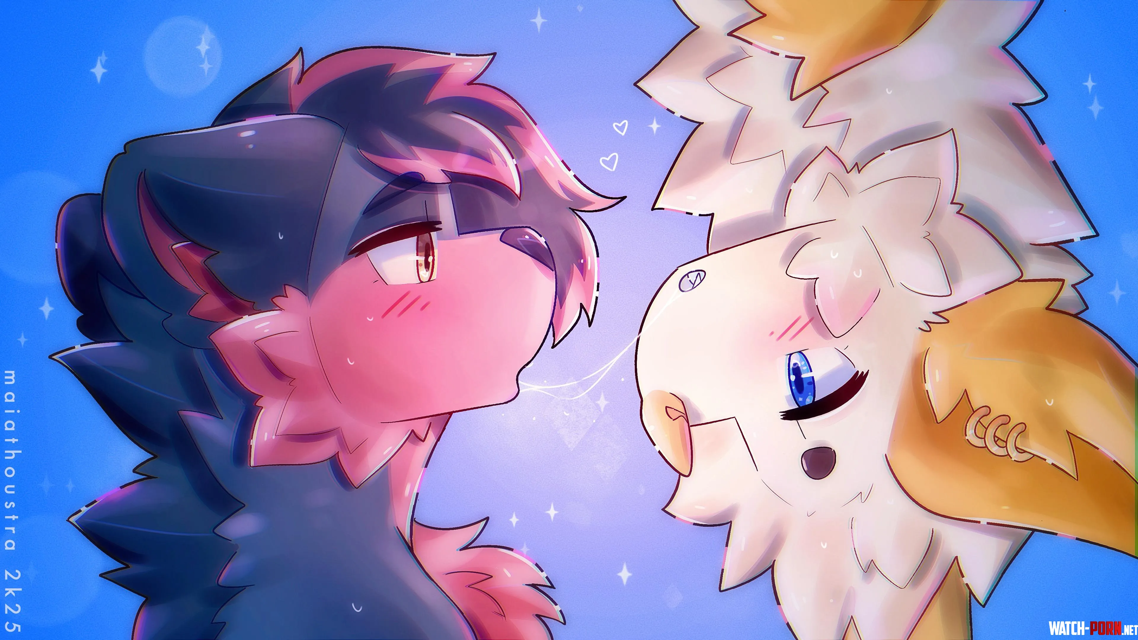Otter x bat  ych for hankeroni art by me maiathoustra by maiathoustra