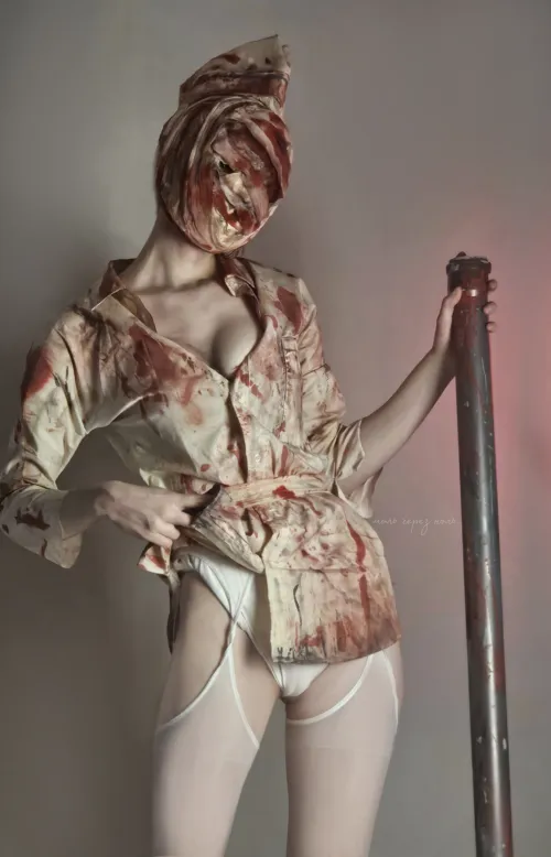 Thumbnail Nurse Mollbcosplay Silent Hill by e1lie_grau in NakedCosplay Category