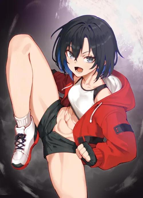 Thumbnail Spunky Tomboy Beauty Revealed in fitdrawngirls
