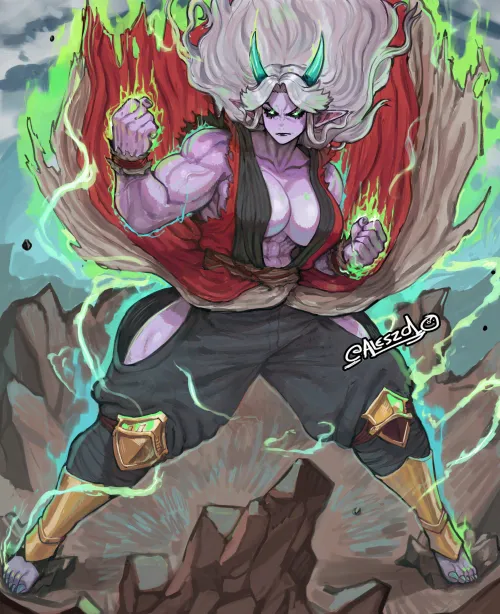 Thumbnail Oni Fighter AL3S Original: Discovering fitdrawngirls' World