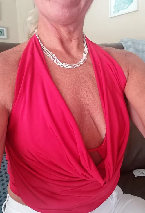 Thumbnail Concert Ready: Rocking Red by SunGod101 in Downblouse Category