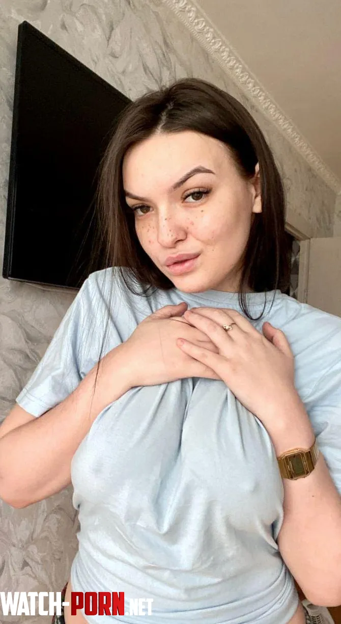 My favorite shirt to go braless in by bellaxxlove