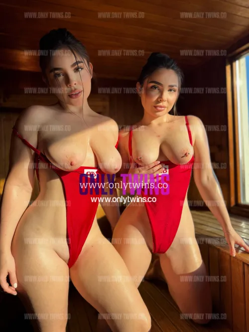 Thumbnail Sauna Fun with the Twins by Onlytwins | TwinGirls Category