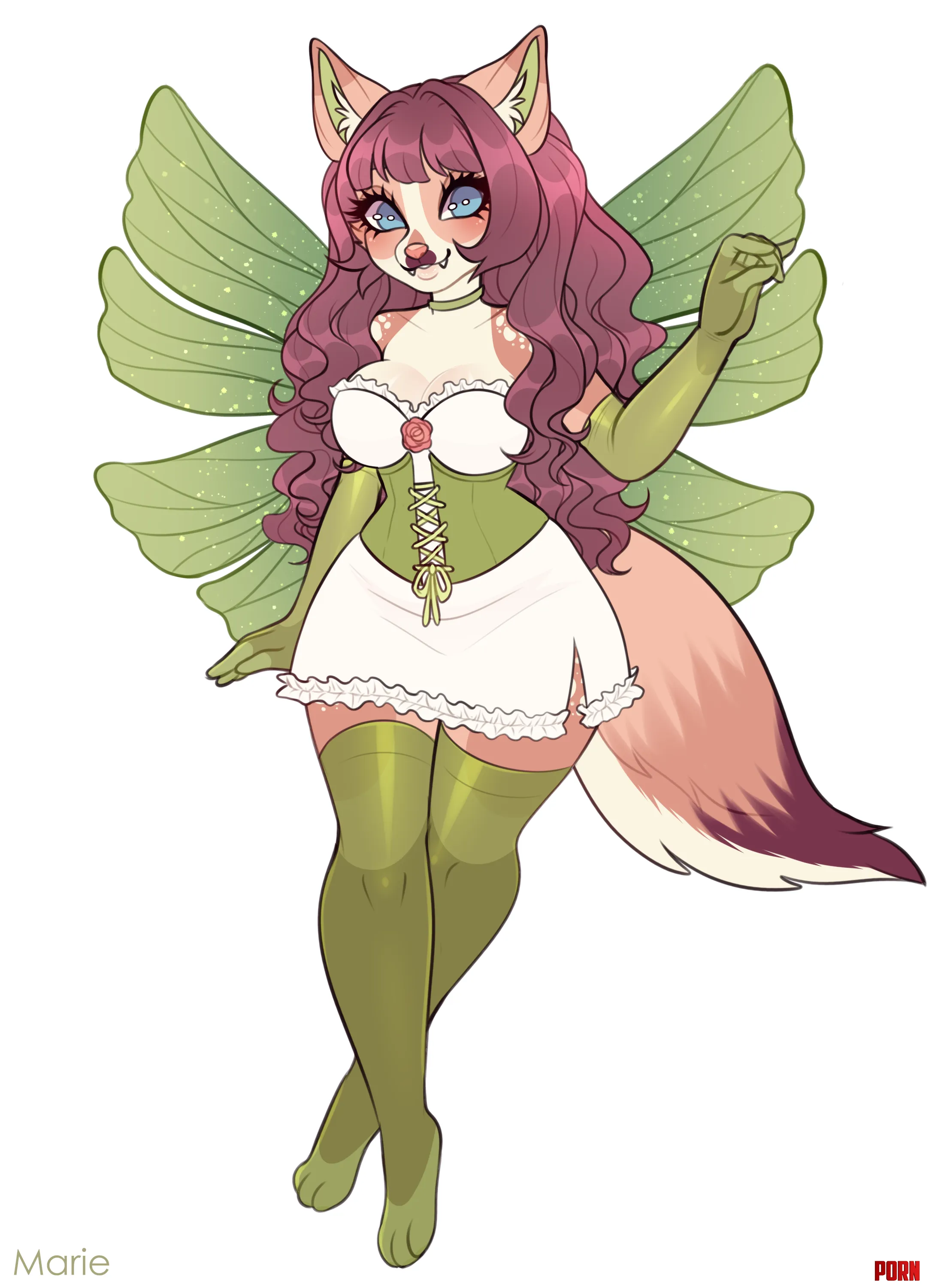 Colored sketch of my oc Grace  art by me by mSunshinee0