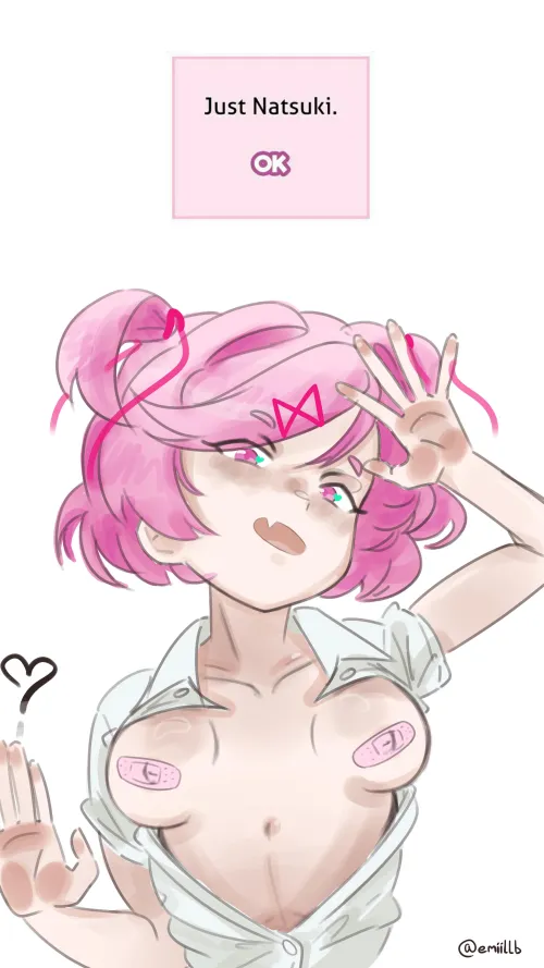 Thumbnail Natsuki's Watchful Eyes: Ok_Path_8969's Artistry Unveiled