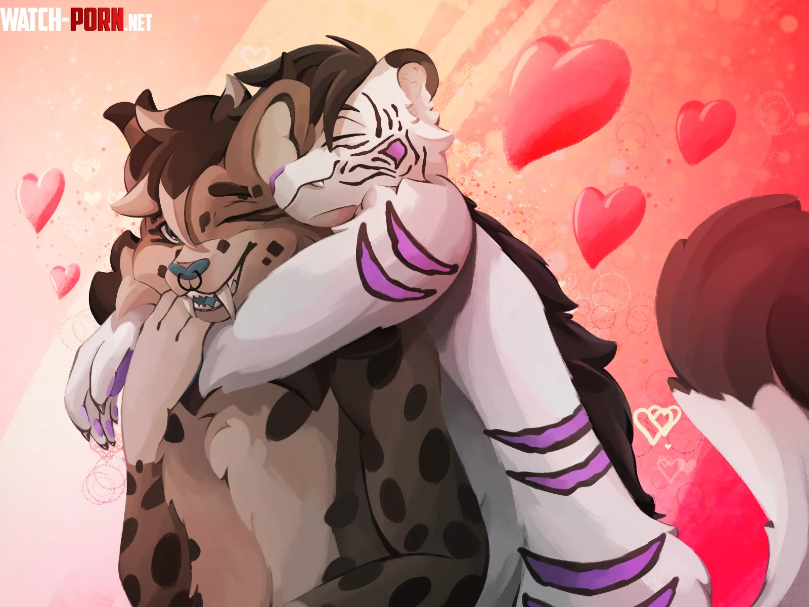 Lovely hug artwork by me  by anhanme