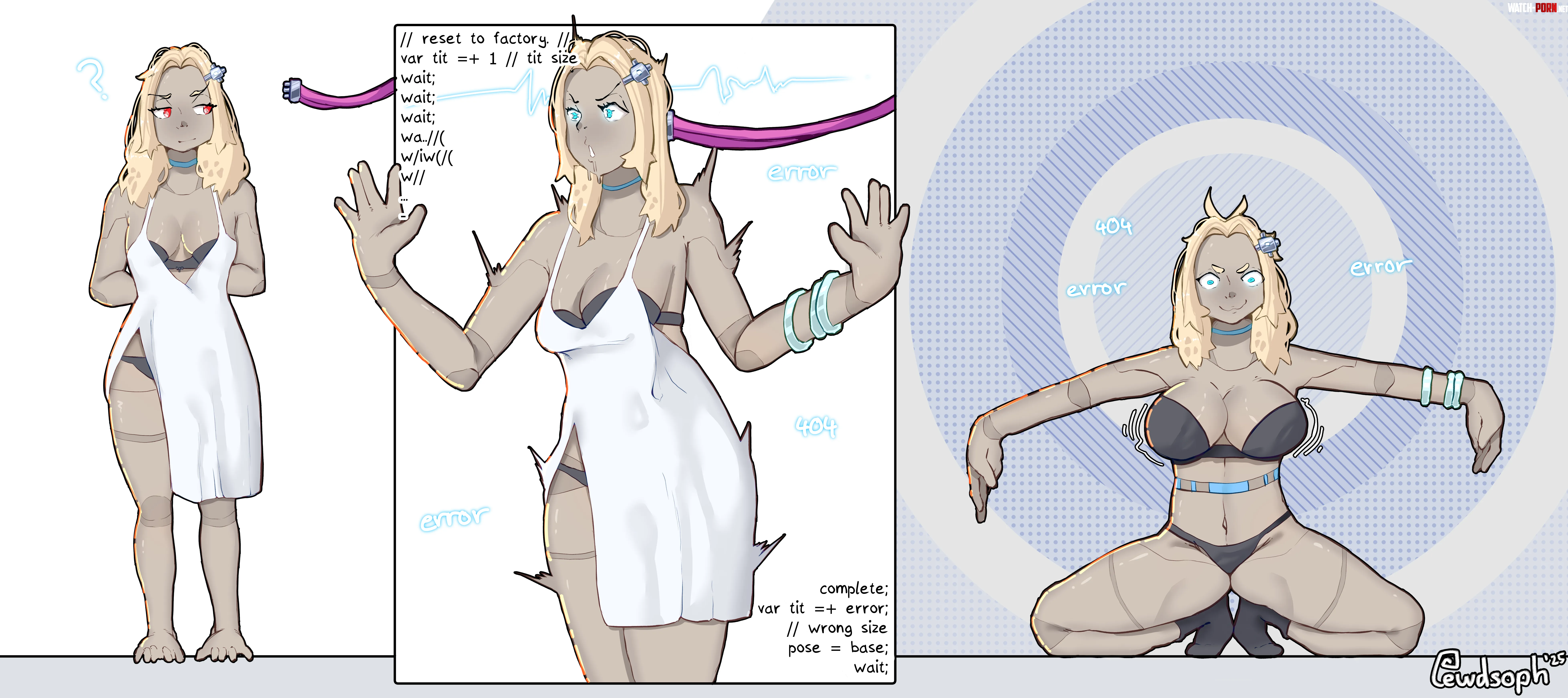 grace getting forcefully factory reset lewdsoph oc by lewdsoph