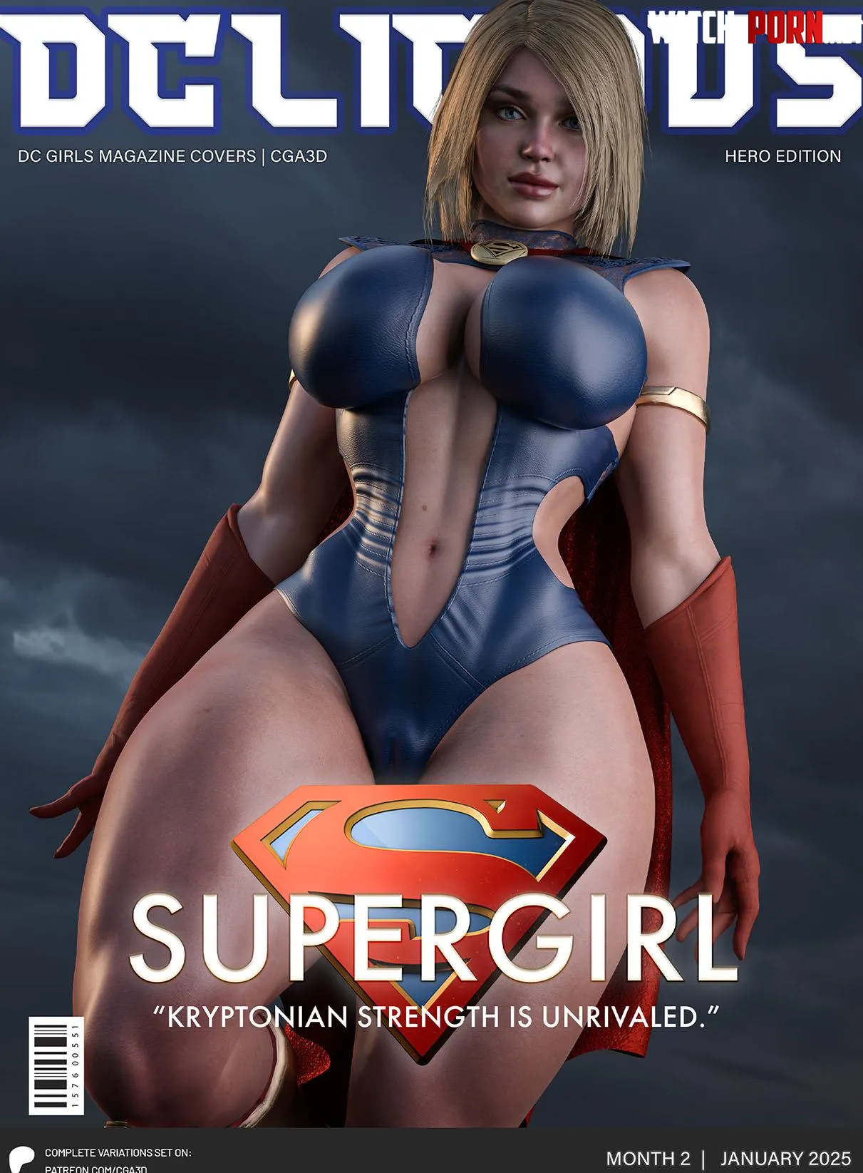 Supergirl Cga3D DC by EroMestre
