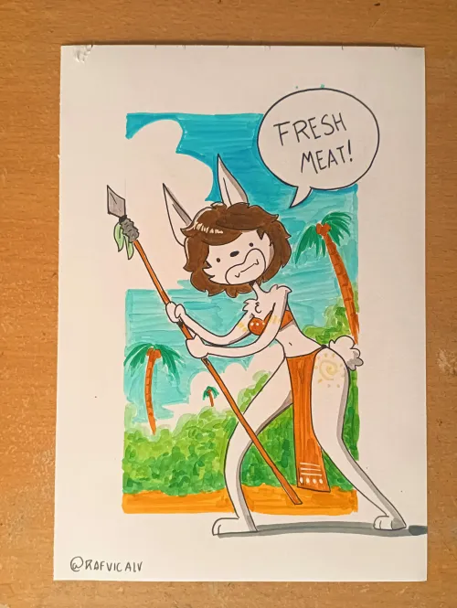 Thumbnail Artistic Work: Presenting Cannibal Island - A Furry Creation