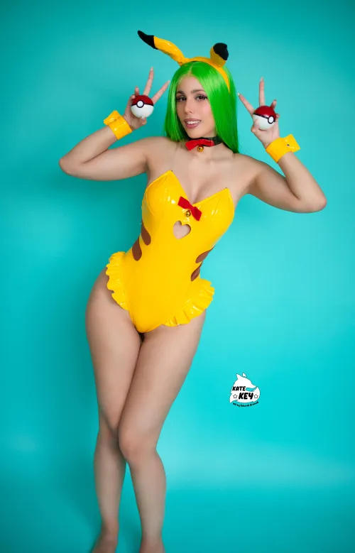Thumbnail Pikachu Cosplay by Kate Key Cosplay | CosplayLewd