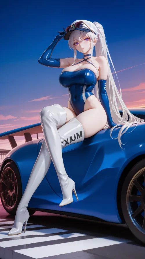 Thumbnail Race Queen Enterprise Azur Lane - Stunning Cosplay