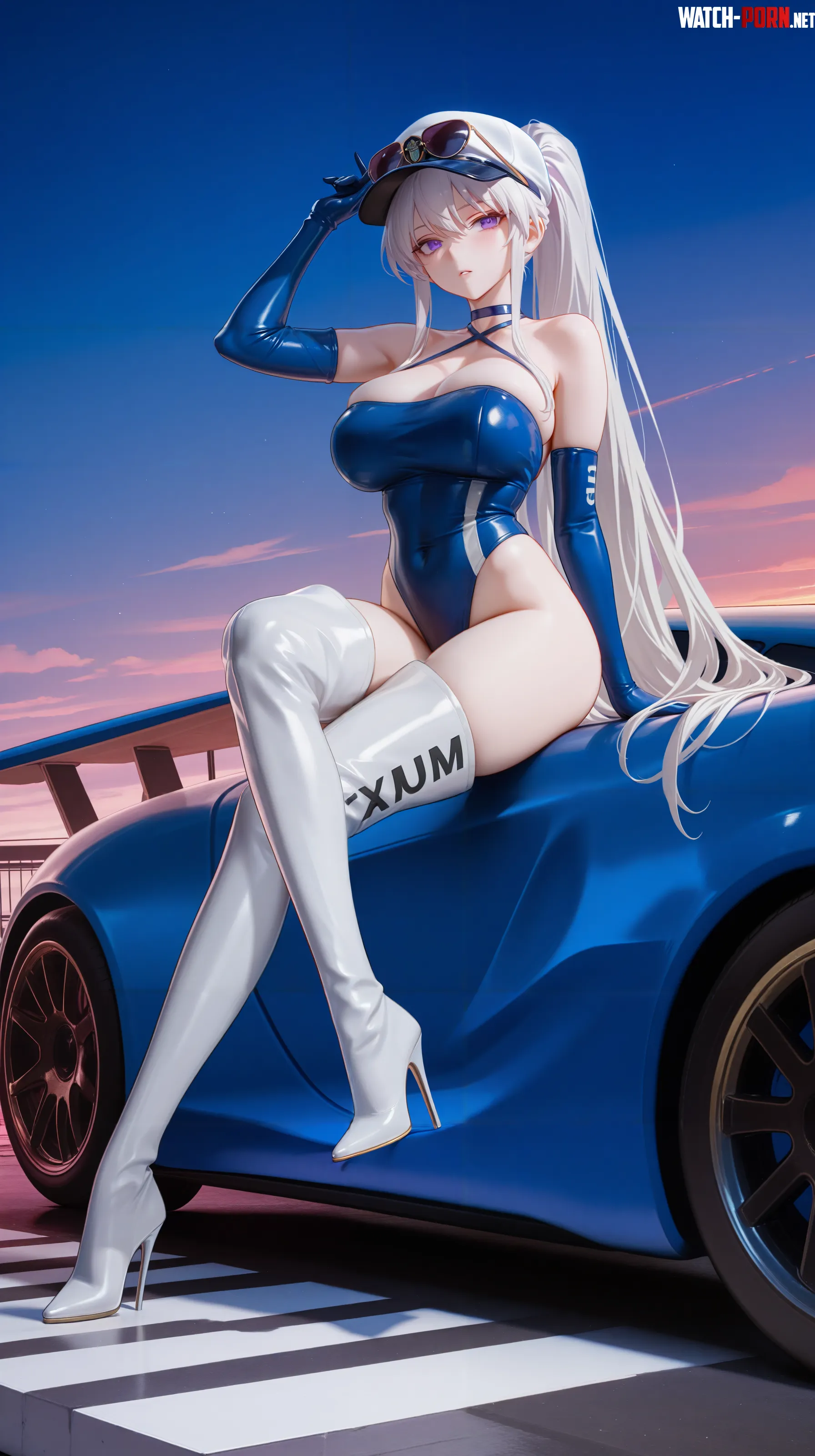 Race Queen Enterprise Azur Lane by CheetahSperm18